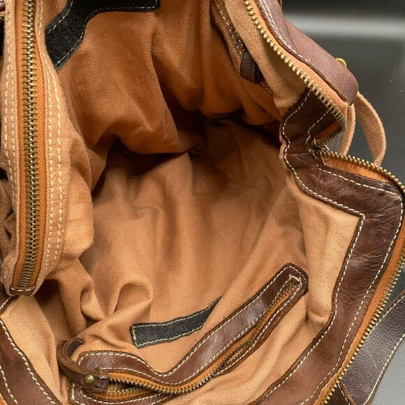 Costanza Rota Made in Italy Genuine Leather Brown Backpack - Picture 6 of 10